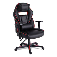 Alera® Racing Style Ergonomic Gaming Chair, Supports 275 lb, 15.91" to 19.8" Seat Height, Black/Gray Trim Seat/Back, Black/Gray Base BT51593GY View suggested replacements >